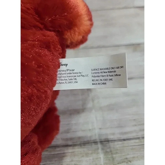 Disney Pixar Turning Red Plush Panda Many Moods of Mei Talking Red Orange 11" - Picture 5 of 5